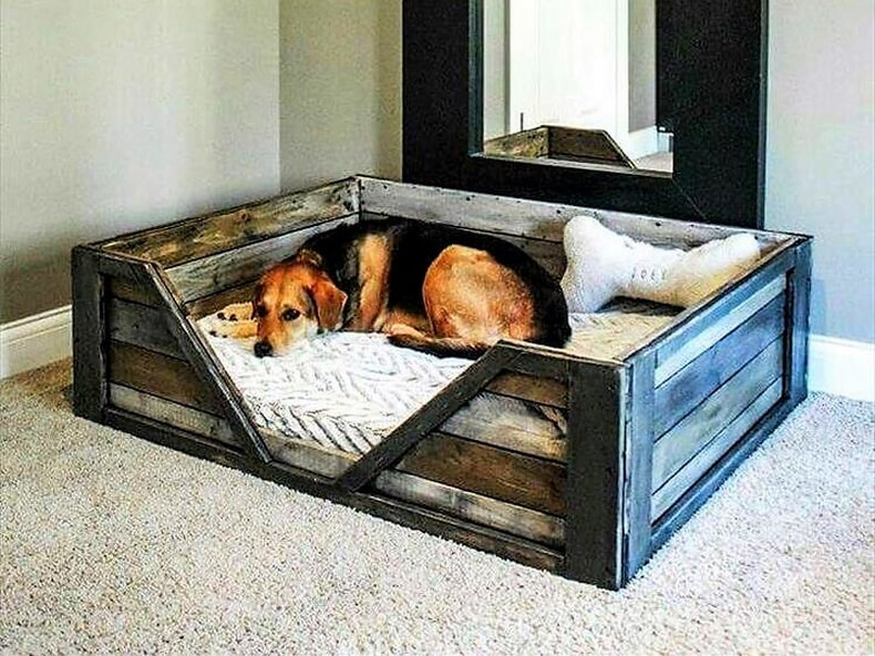 50 DIY Ideas for Wood Pallet Dog Beds - Inspirationalz Inspirationalz