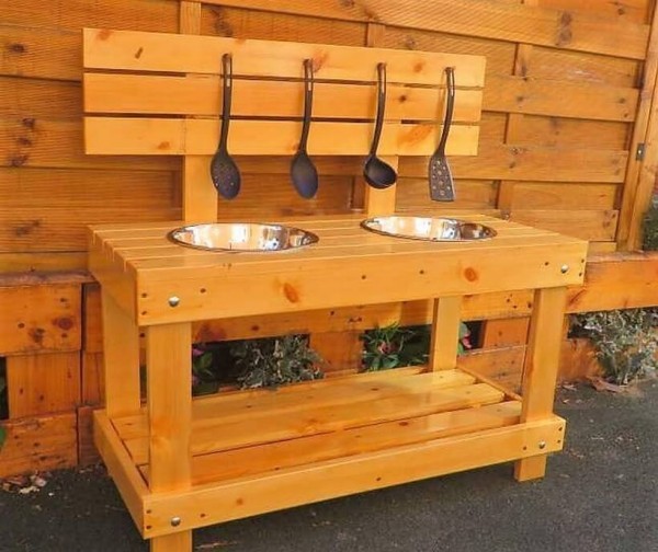 70 Inspirational DIY Ideas for Kids Pallet Mud Kitchens ...