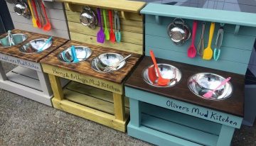 70 Inspirational DIY Ideas for Kids Pallet Mud Kitchens