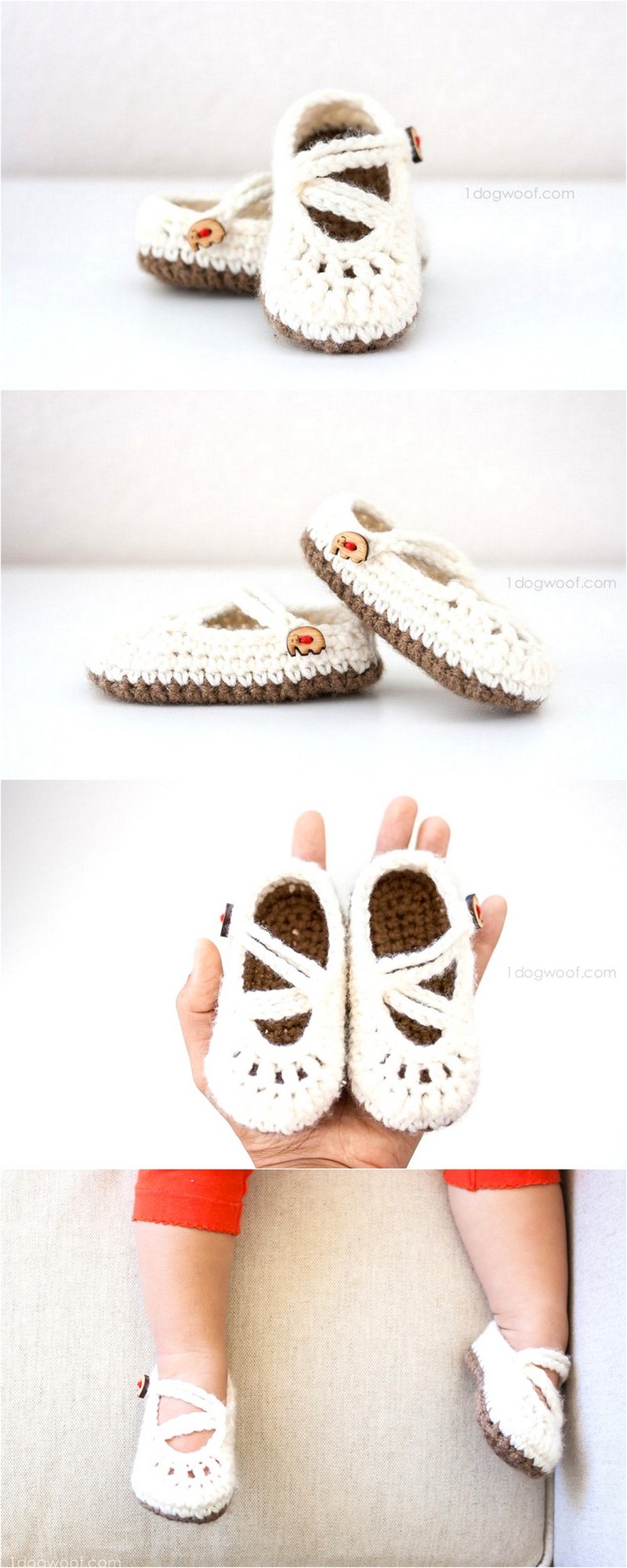 9 DOUBLE STRAPPED BABY MARY JANES CROCHET PATTERN 1