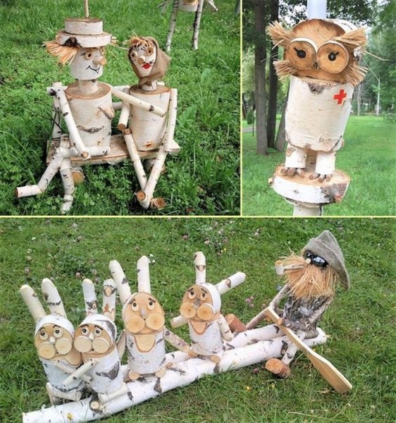 Best And Creative Wood Log Crafts ideas - Inspirationalz Inspirationalz