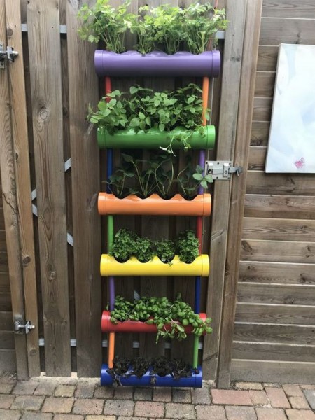 PVC Pipe Garden And Planter Ideas - Inspirationalz Inspirationalz