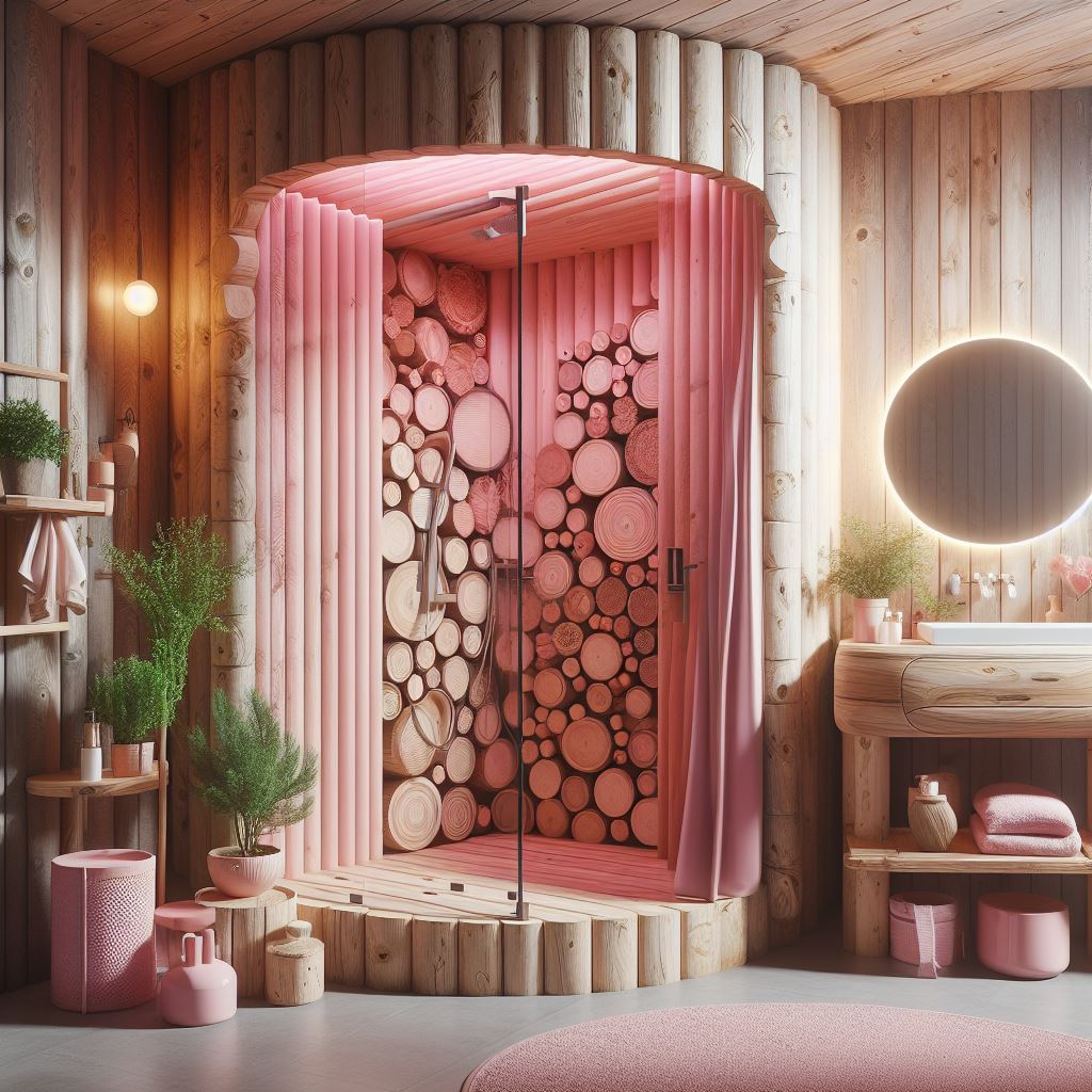 wood log made bathrooms (15)