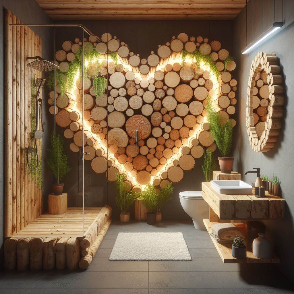 wood log made bathrooms (7)